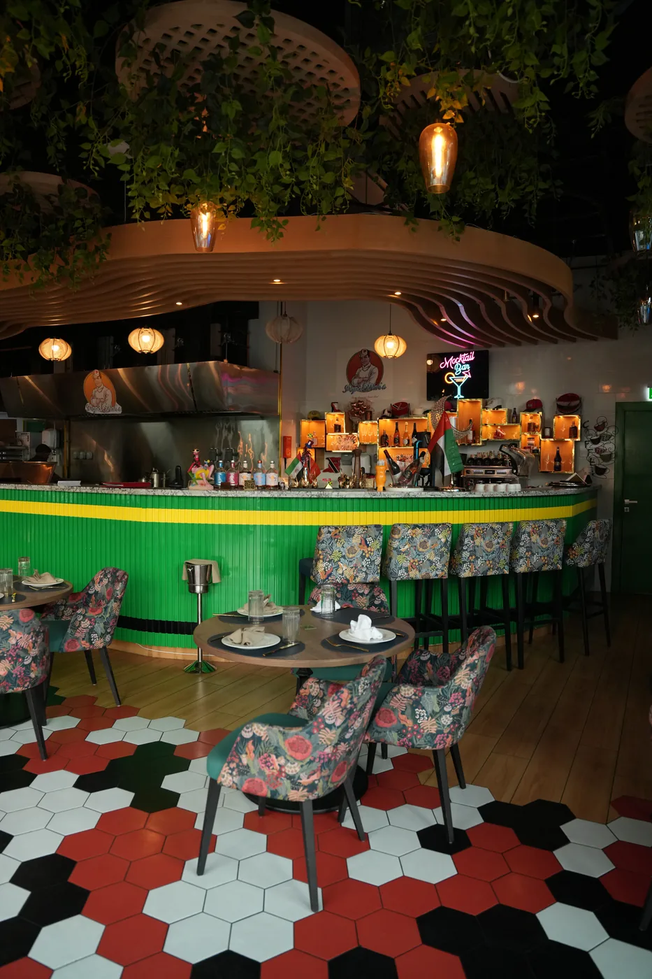 The bar